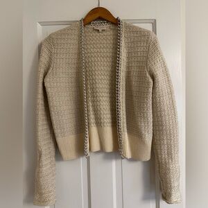 Ted Baker - Size 2 Cardigan with silver metal embellishments